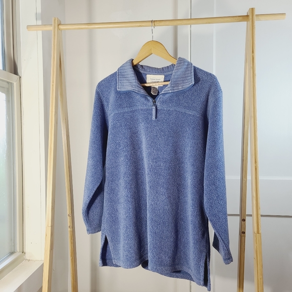 chunky fleece pullover